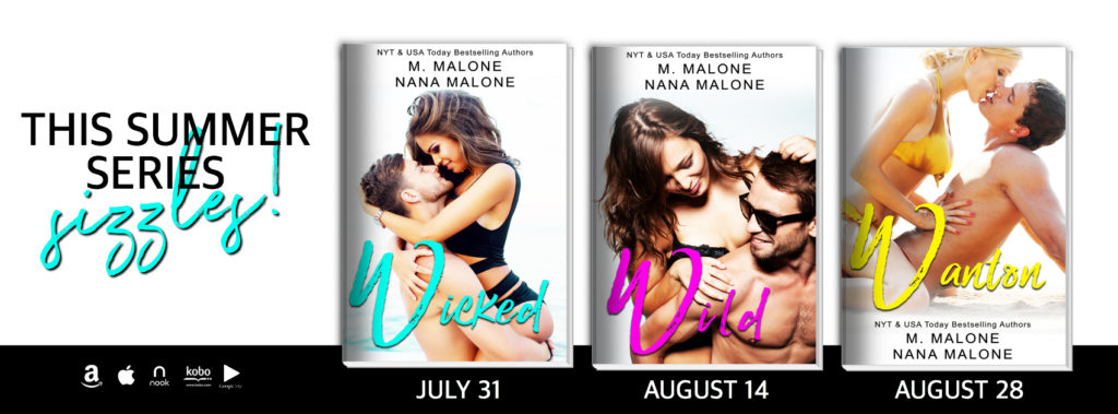 Wicked, Wild, and Wanton by M. Malone & Nana Malone Cover Reveal